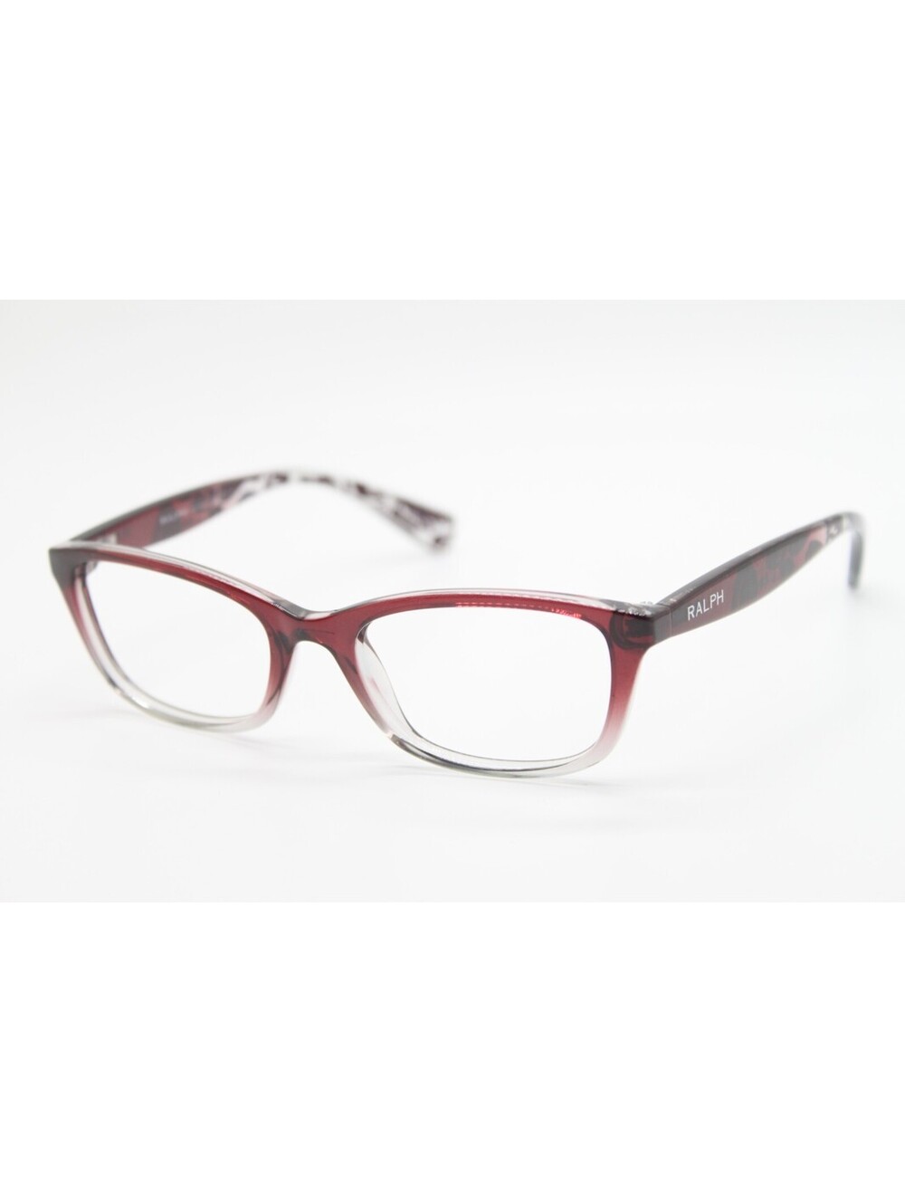 NEW RALPH LAUREN RA 7072 1510 BURGUNDY CLEAR AUTHENTIC EYEGLASSES 51-18
